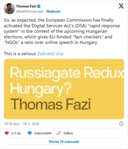 Zběsilý Brusel před volbami v Maďarsku: Zničit Orbána, zničit Orbána! Cenzurují premiéra. Posilují opozici. Unijní zásahy do voleb jsou již zcela nezakryté. Opět vymýšlejí “ruské nebezpečí”. Rumunský scénář podvodu připraven pro Budapešť
